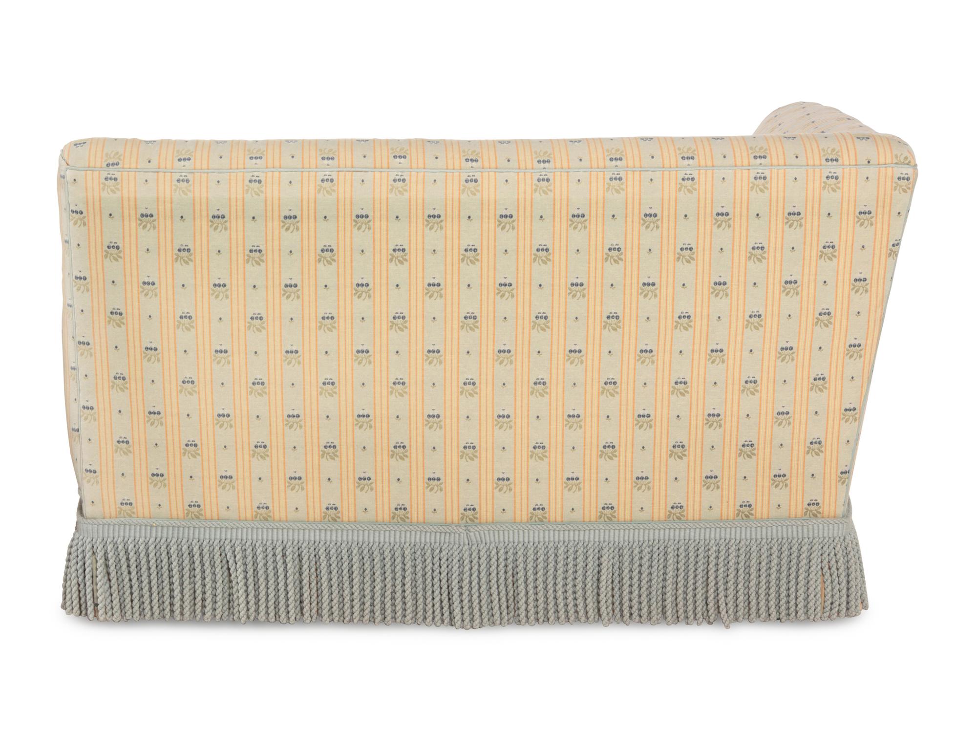 A Custom Two-Piece Banquette Sofa