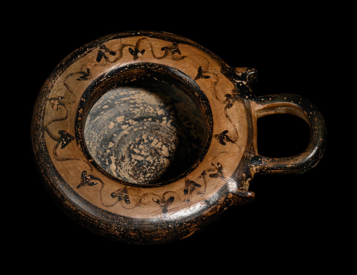 A Greek Black-Figured Kothon