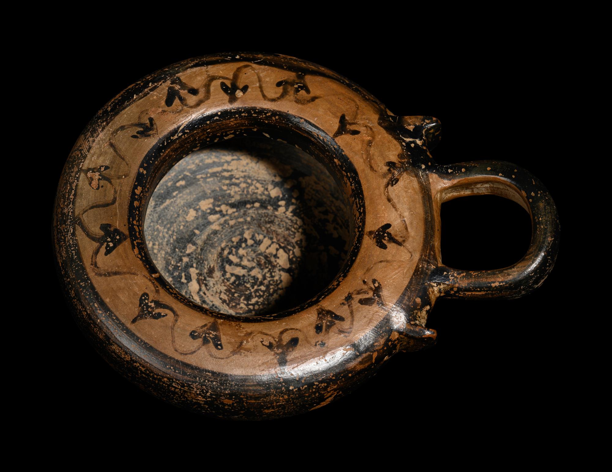 A Greek Black-Figured Kothon
