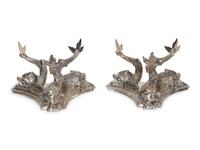 A Set of Ten Silver-Plate Centerpieces