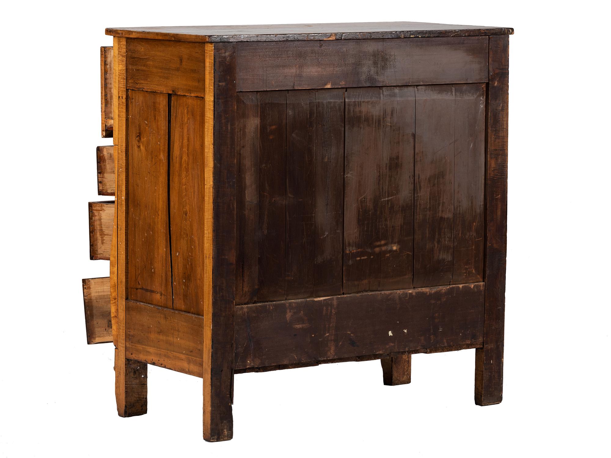 A Late Classical Tiger Maple Chest of Drawers
