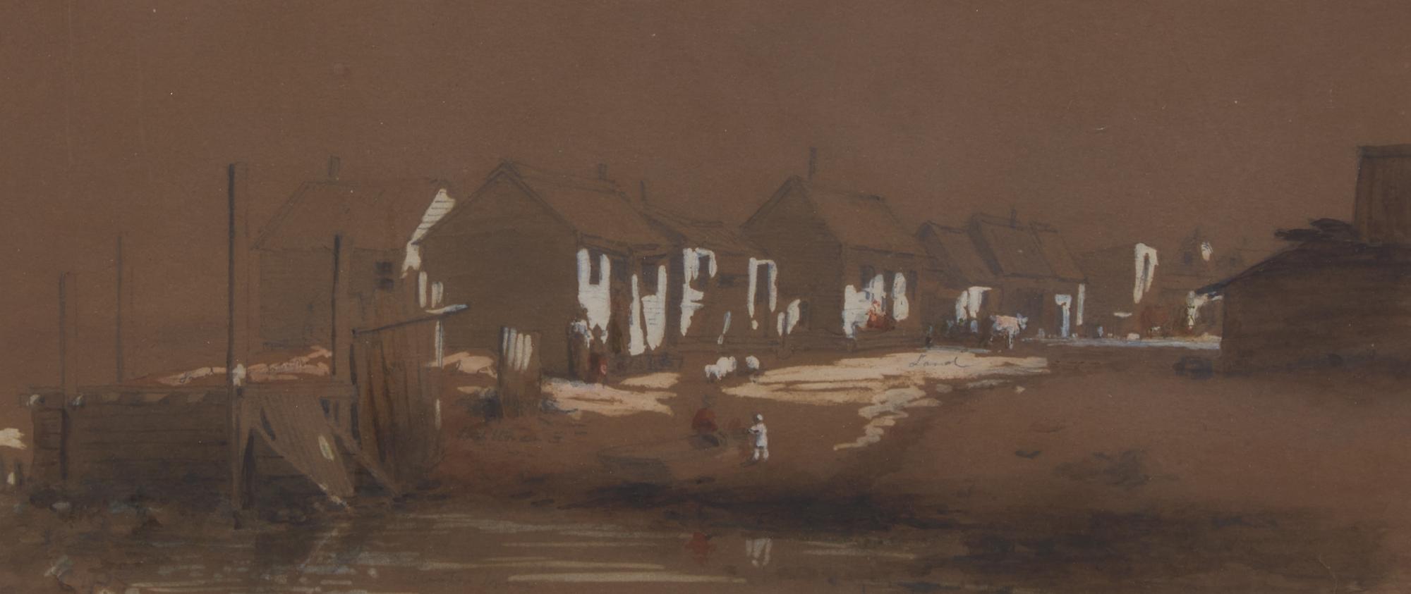 Charles Parsons (1821-1910), A Street View in Brooklyn, New York