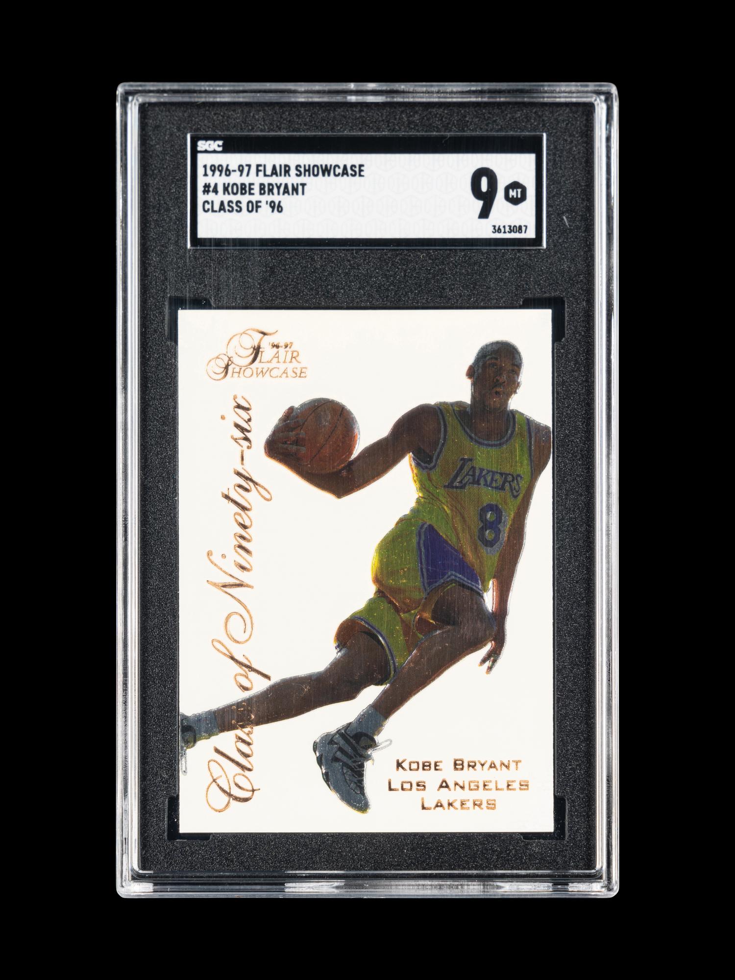 A Group of 1996-97 Flair Kobe Bryant Rookie Basketball Cards,