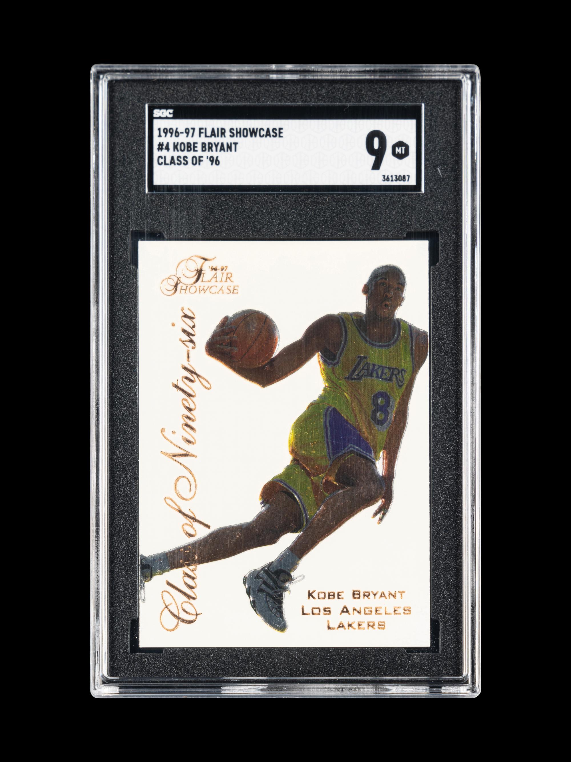 A Group of 1996-97 Flair Kobe Bryant Rookie Basketball Cards,