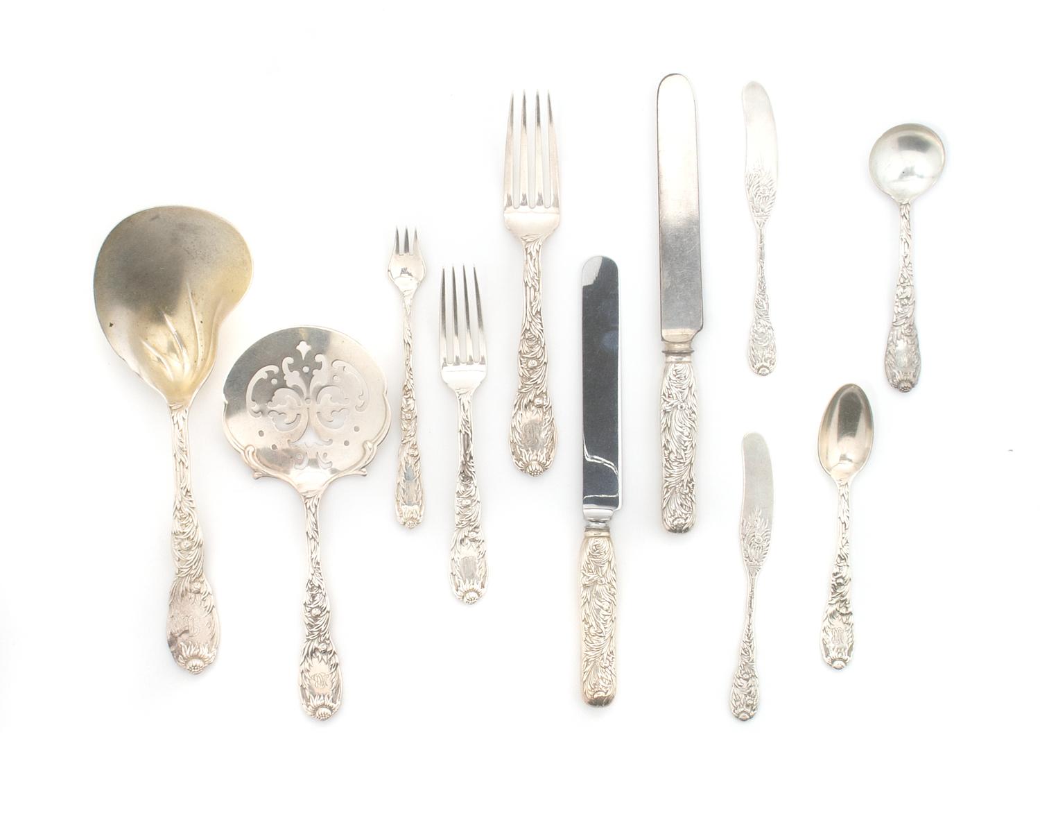 An American Sterling Silver Flatware Service, Tiffany & Co.,