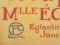 An Exhibition Poster Featuring an Image by Henri de Toulouse-Lautrec