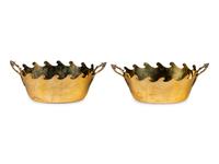 Pair of George III Silver Gilt Verrières