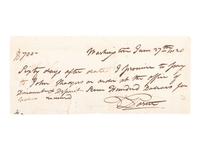 [WAR OF 1812]. Autographs associated with the War of 1812, including Commodore David PORTER (1780-1843).