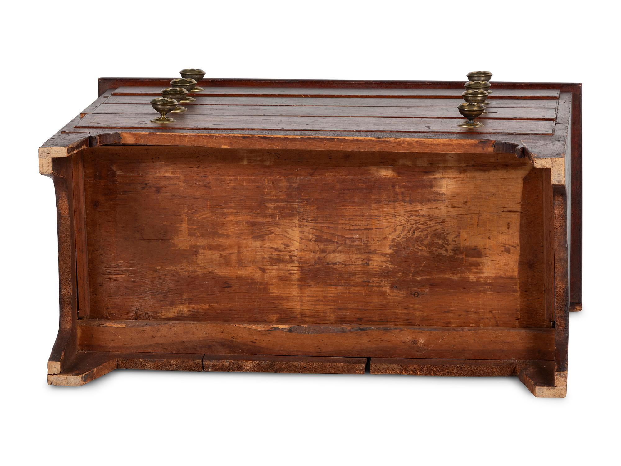 A Classical Grain Painted Pine Chest of Drawers