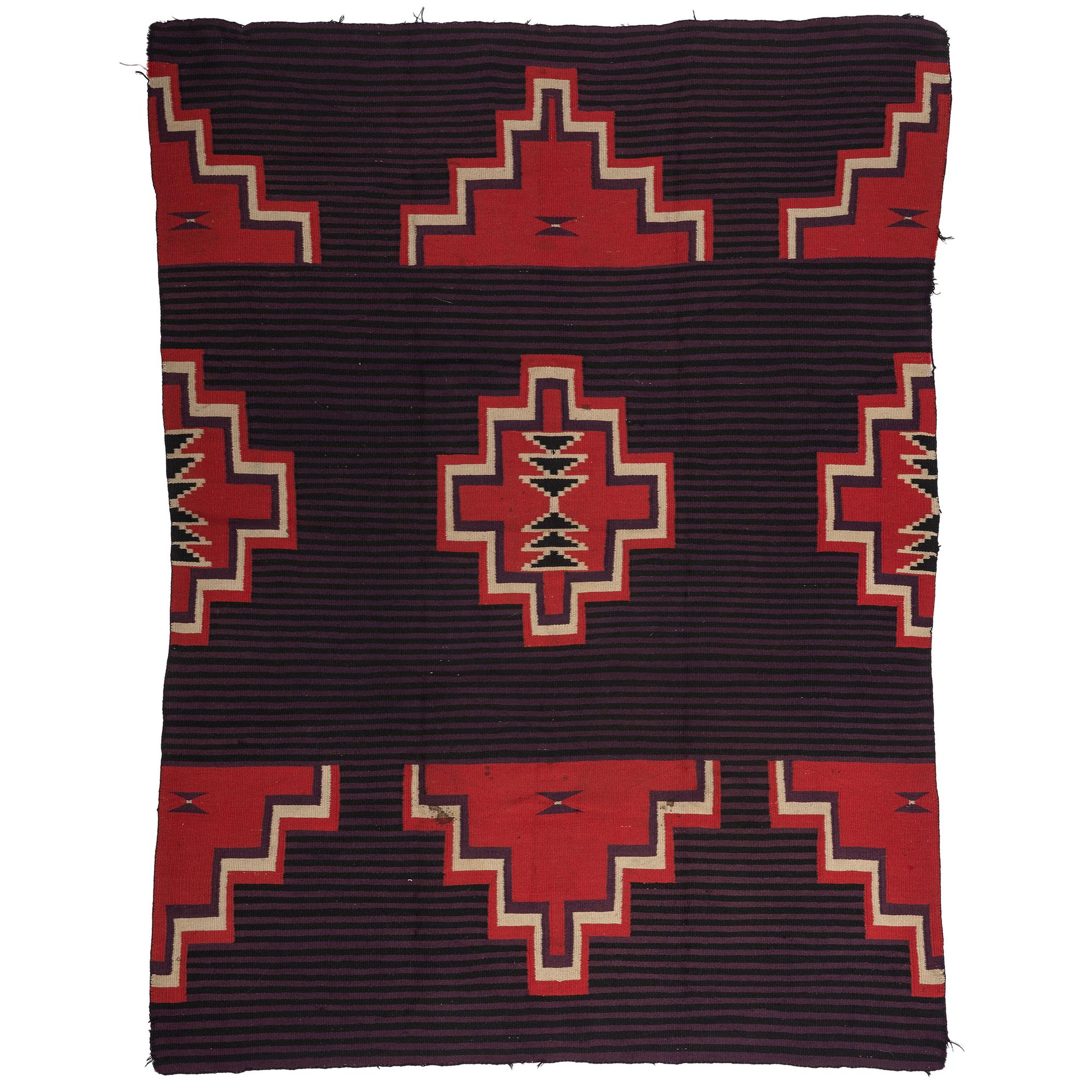 Navajo Germantown Moki-Style Weaving / Rug