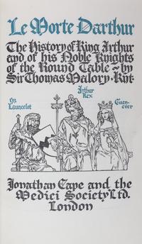 (BAYNTUN-RIVIERE, KELLIEGRAM STYLE) MALORY, SIR THOMAS. Le morte d'Arthur. London, 1920. 2 vols.