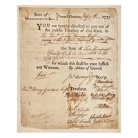 [American Revolution] Partially-Printed Document