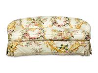 A Matched Pair of Upholstered Love Seats, One by Brunschwig & Fils — 20TH CENTURY