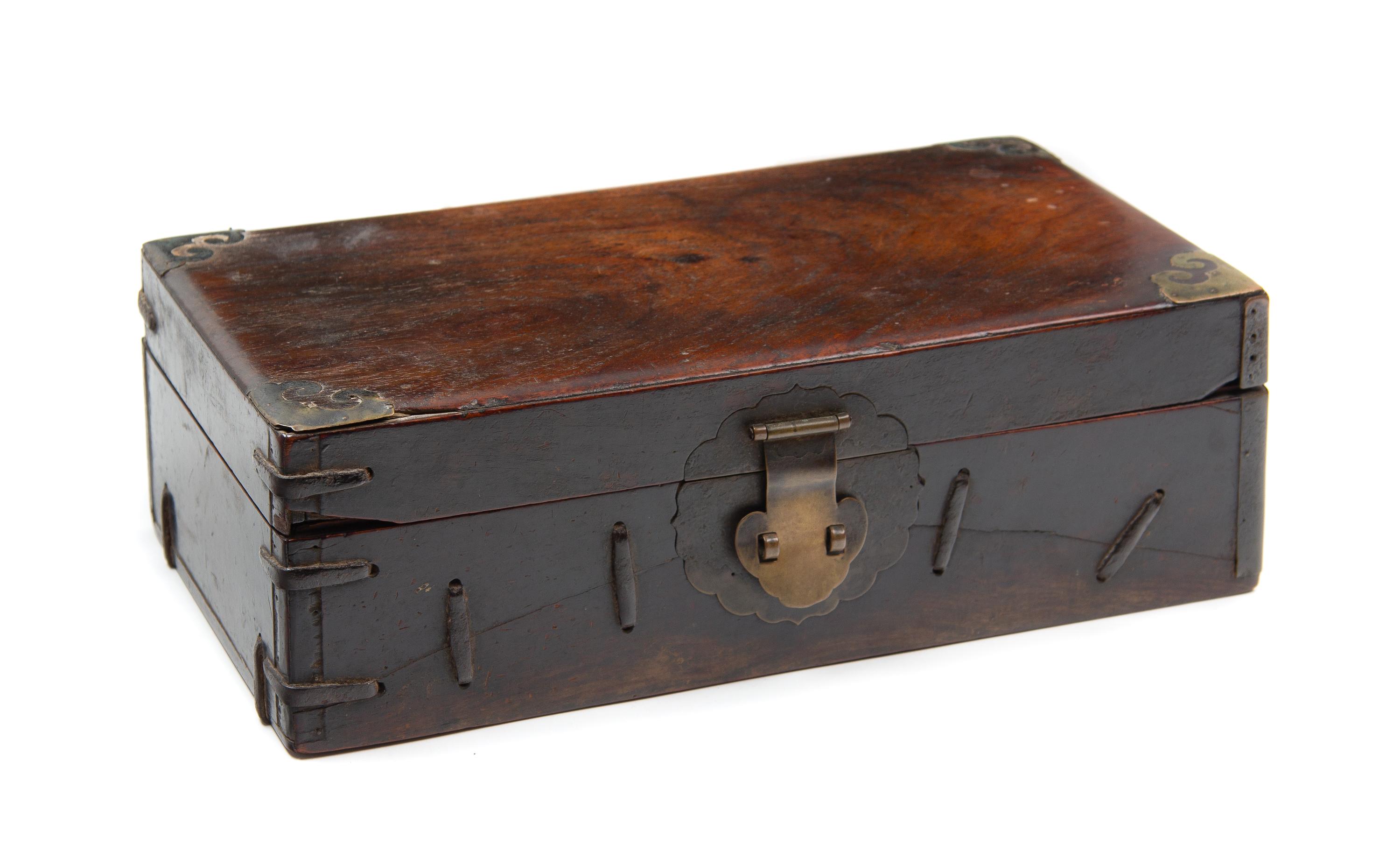 A Rosewood Document Box