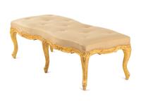 A George III Giltwood Window Bench