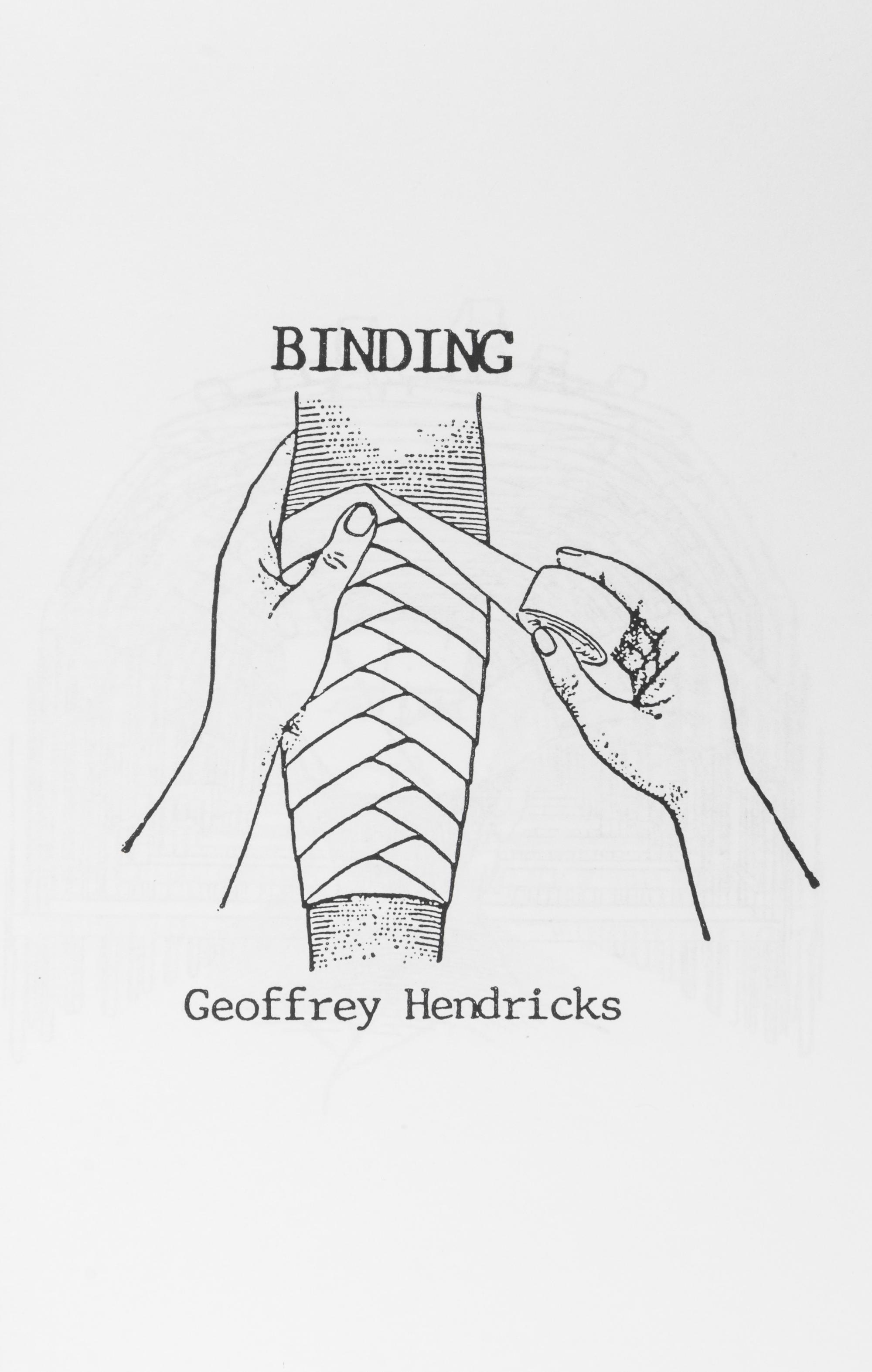HENDRICKS, GEOFFREY. Three works.