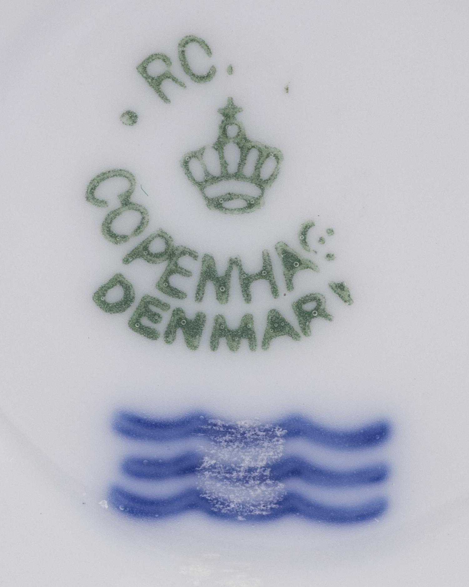 A Royal Copenhagen Porcelain Cup and Cover