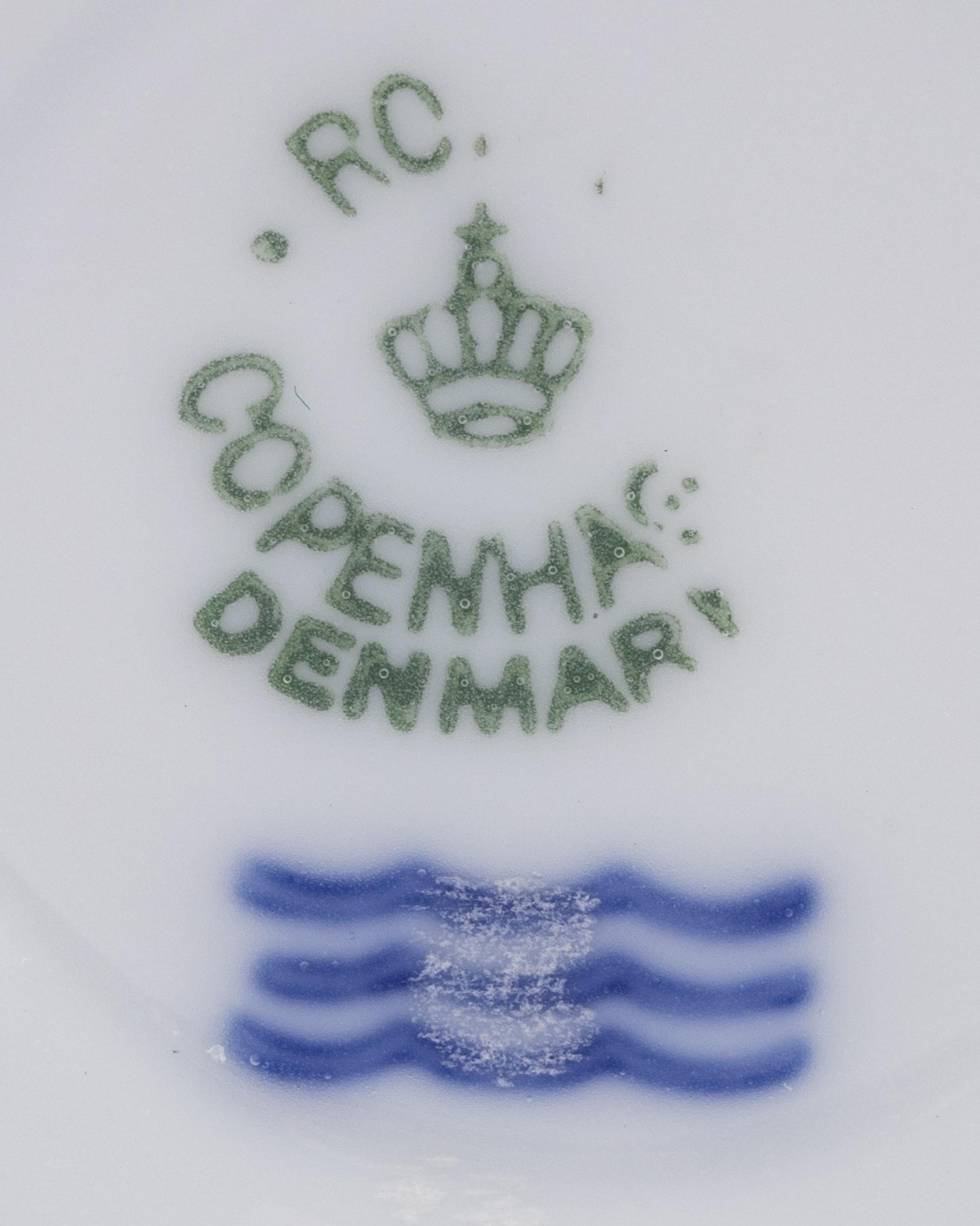 A Royal Copenhagen Porcelain Cup and Cover