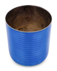 A Group of Continental Enameled Silver Objects