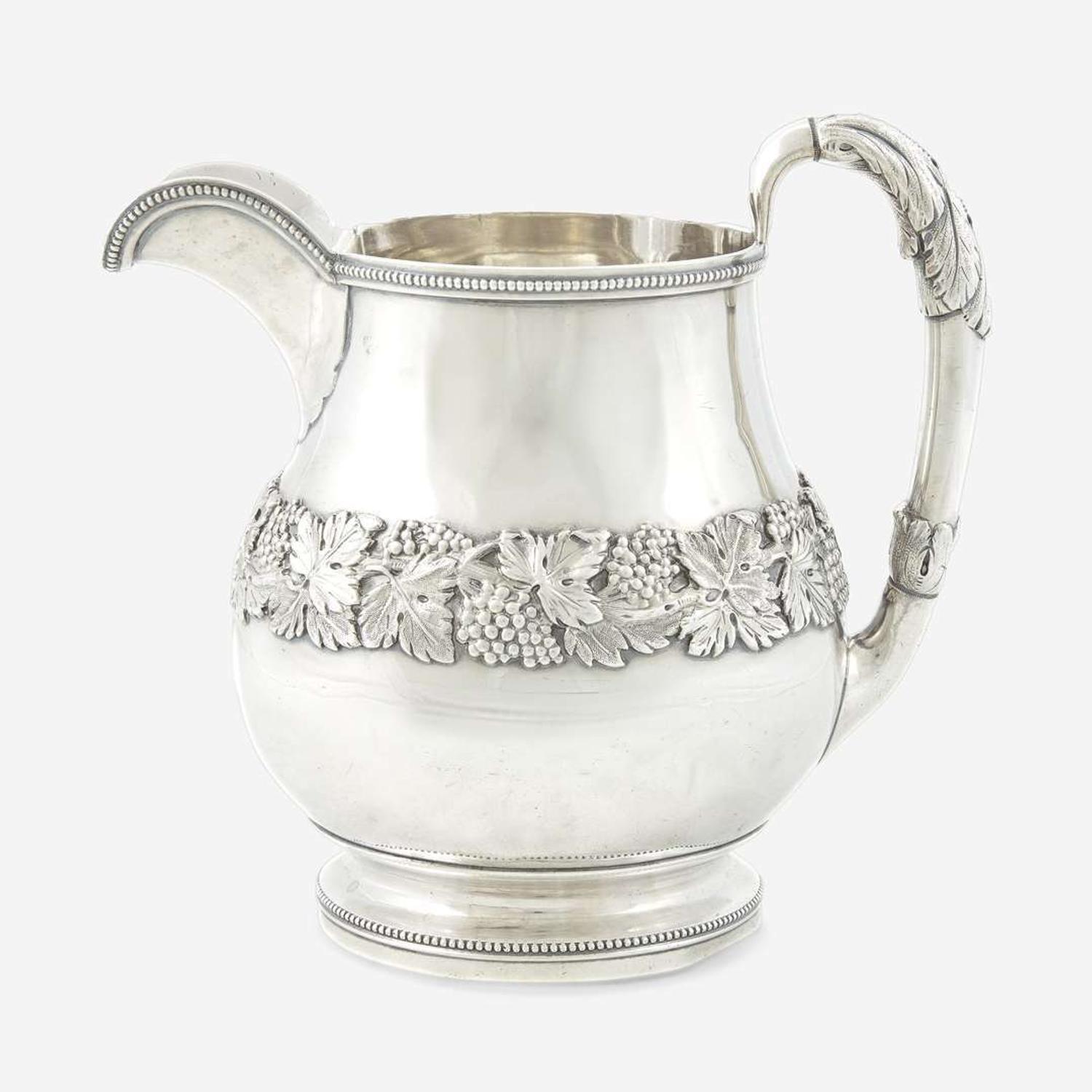A sterling silver water pitcher S. Kirk & Son, Baltimore, MD, 1896-1924