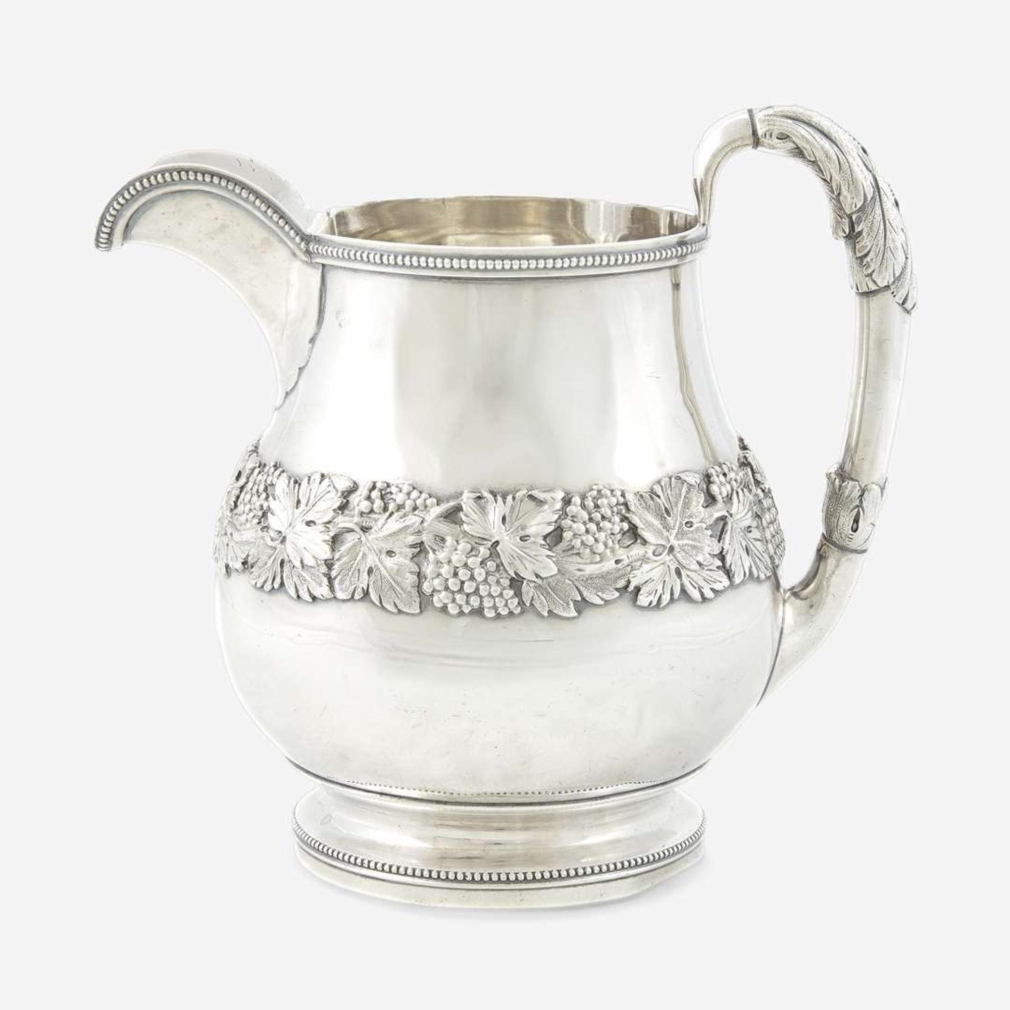 A sterling silver water pitcher S. Kirk & Son, Baltimore, MD, 1896-1924