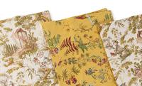 A Group of Chinoiserie-Printed Table Linens