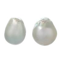 CULTURED BAROQUE SOUTH SEA PEARL EARCLIPS