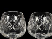 Three Cased Sets of Two Cartier Tom Thumb Small Brandy Glasses