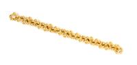 An 18 Karat Yellow Gold "Jacks" Bracelet, Paloma Picasso for Tiffany & Co., 76.00 dwts.