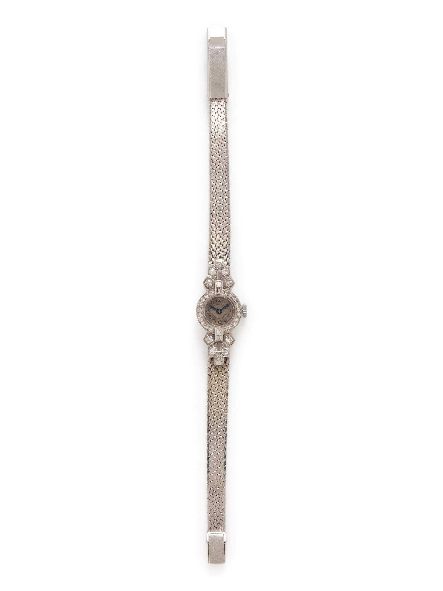 WHITE GOLD AND DIAMOND WATCH