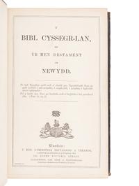 [BIBLES - WORLD LANGUAGES]. A group of 8 Bibles, including:
