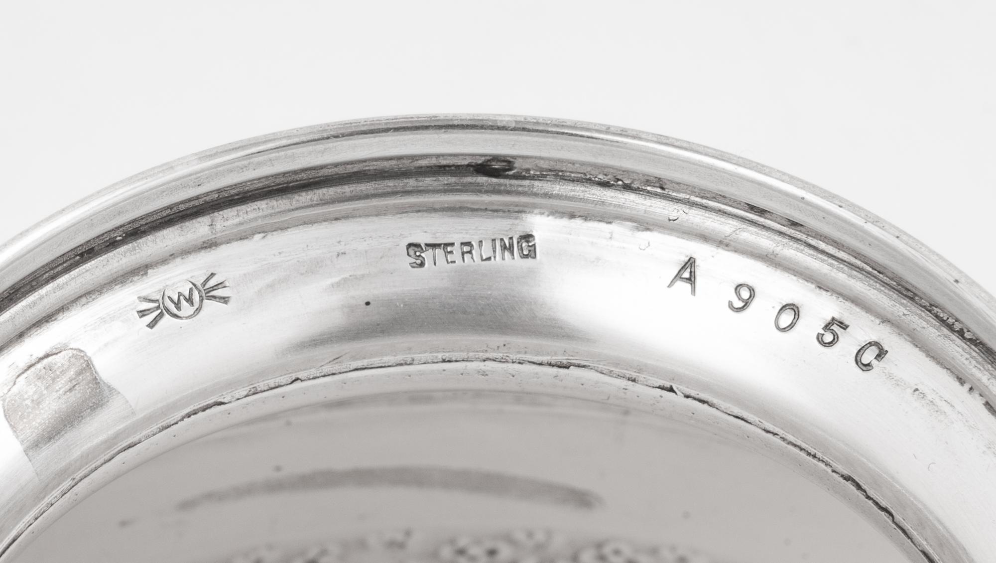An Assembled Set of American Silver Demitasse Cups, Soups and Desserts