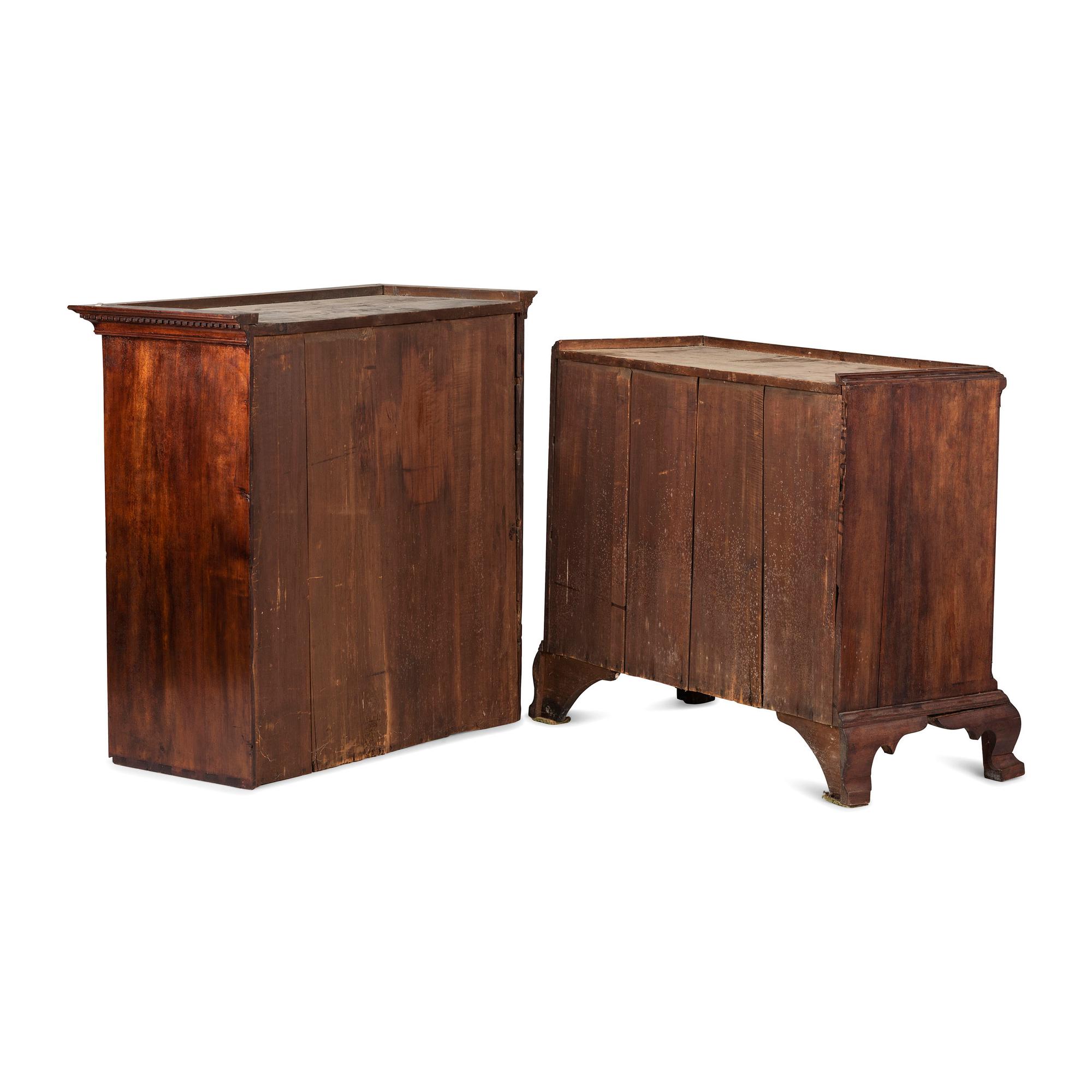 A Chippendale Cherrywood Chest-on-Chest
