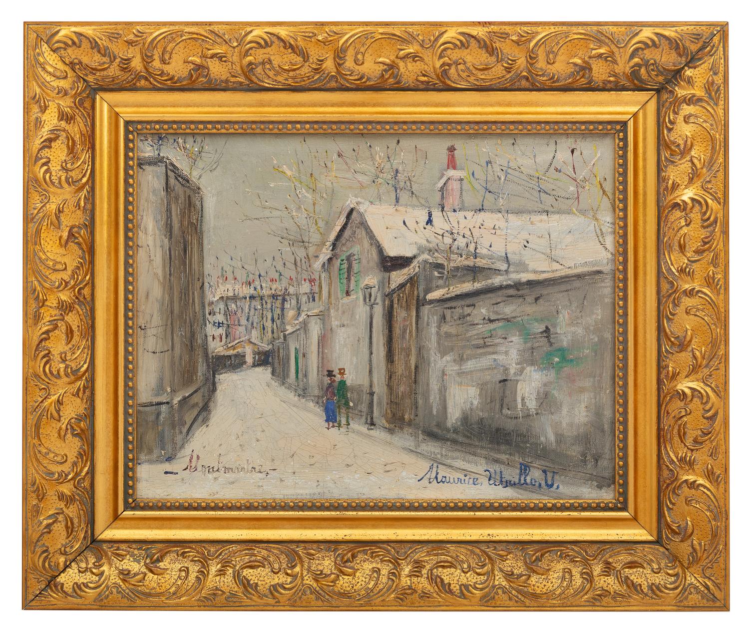 La Chaumière d'Henri IV À Montmartre Sous la Neige , circa 1942