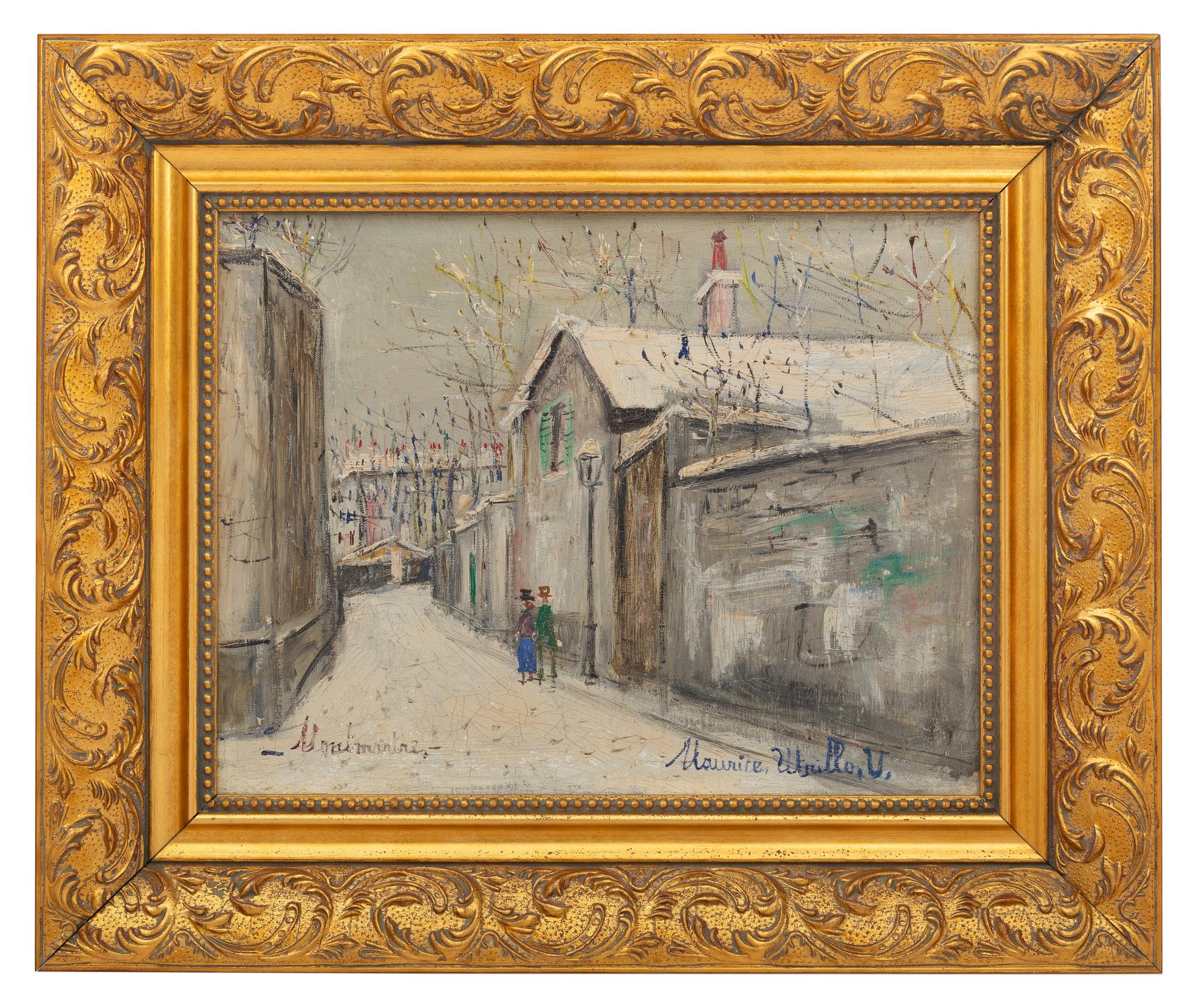 La Chaumière d'Henri IV À Montmartre Sous la Neige , circa 1942