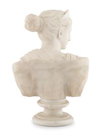 An Italian Marble Bust of Diana of Versailles