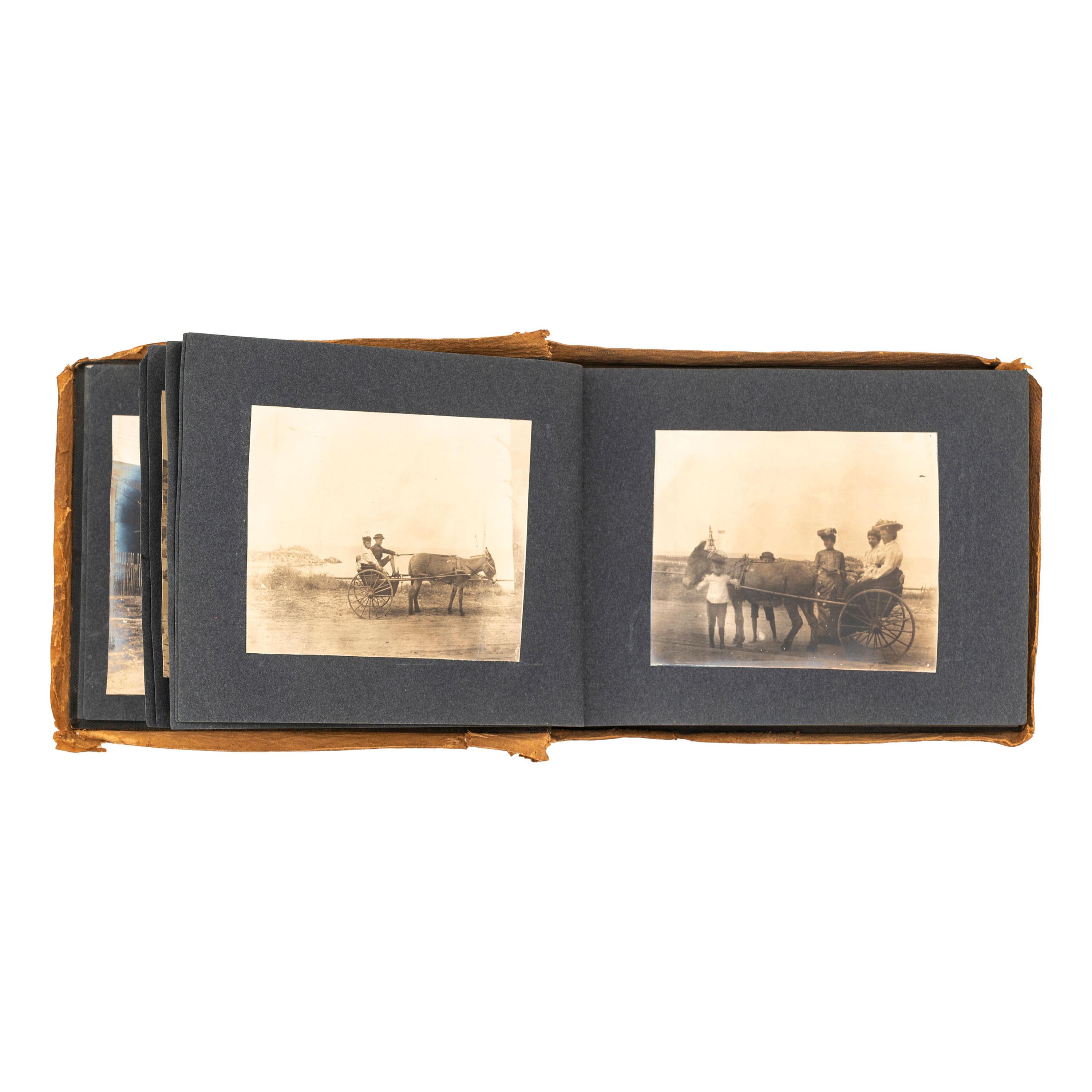 [CALIFORNIA]. A ca 1895-1900 album with images of California missions and tourist destinations, as well as images of central and northern California, comprising: