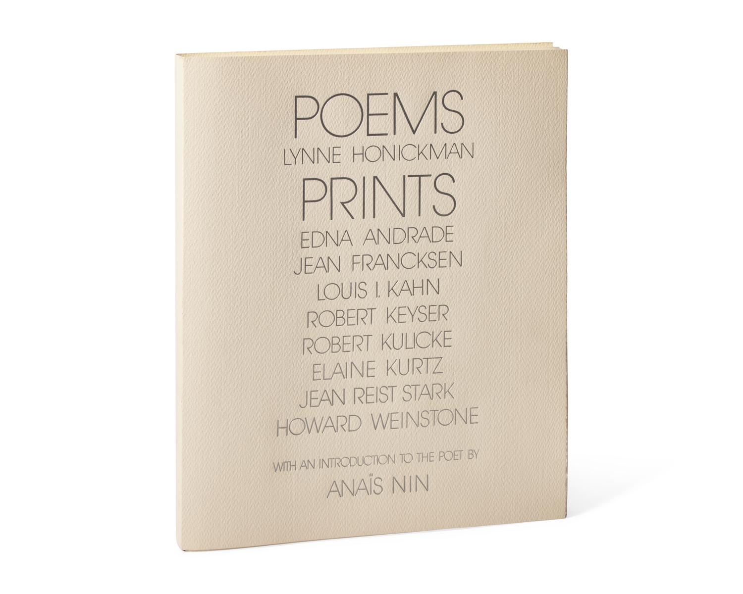 [Art] Honickman, Lynne, and Anais Nin, and Edna Andrade, et al. Poems