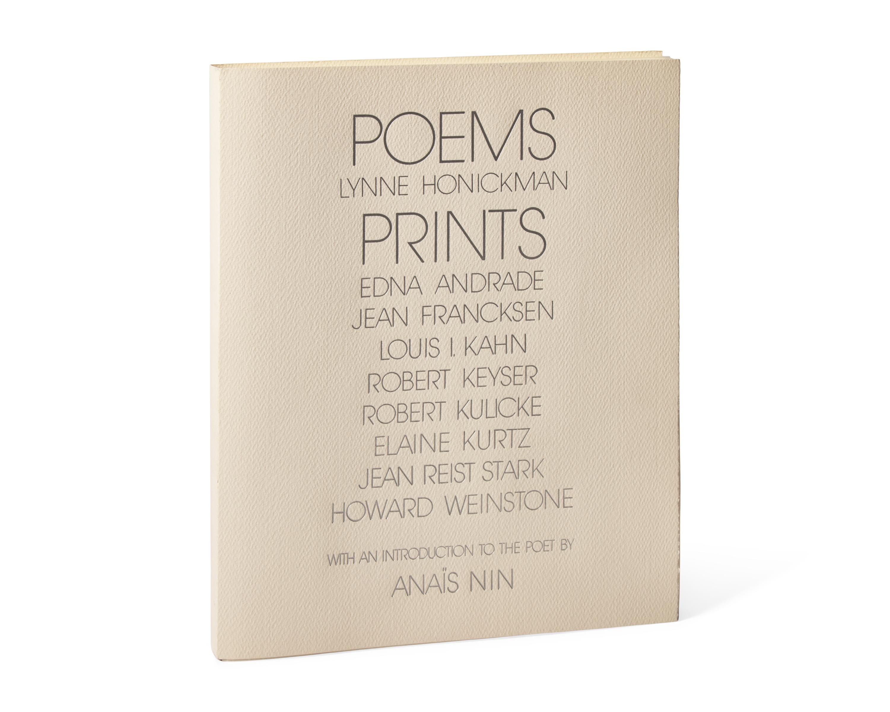 [Art] Honickman, Lynne, and Anais Nin, and Edna Andrade, et al. Poems