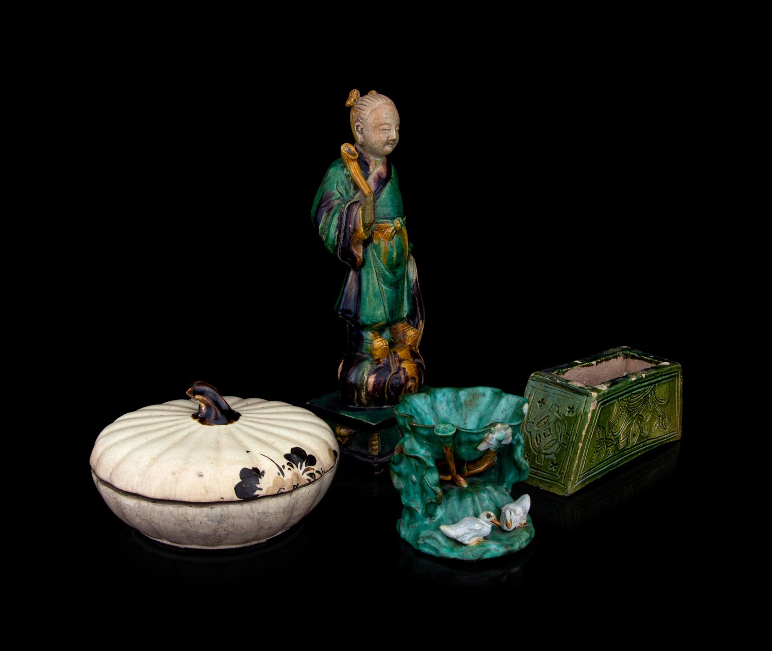 Four Chinese Ceramic Articles