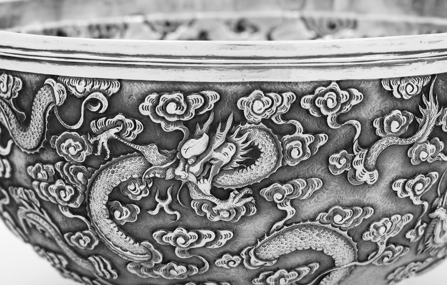 A Chinese Export Silver Bowl