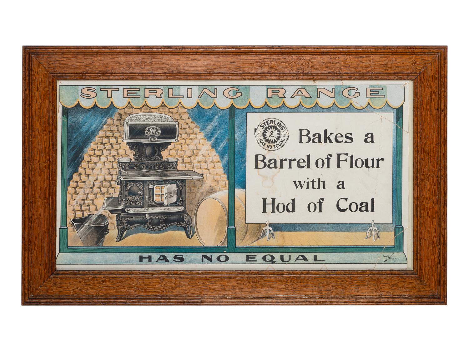 Three Framed Advertising Prints