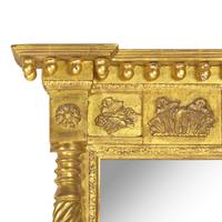 A Federal Giltwood and Gesso Pier Glass