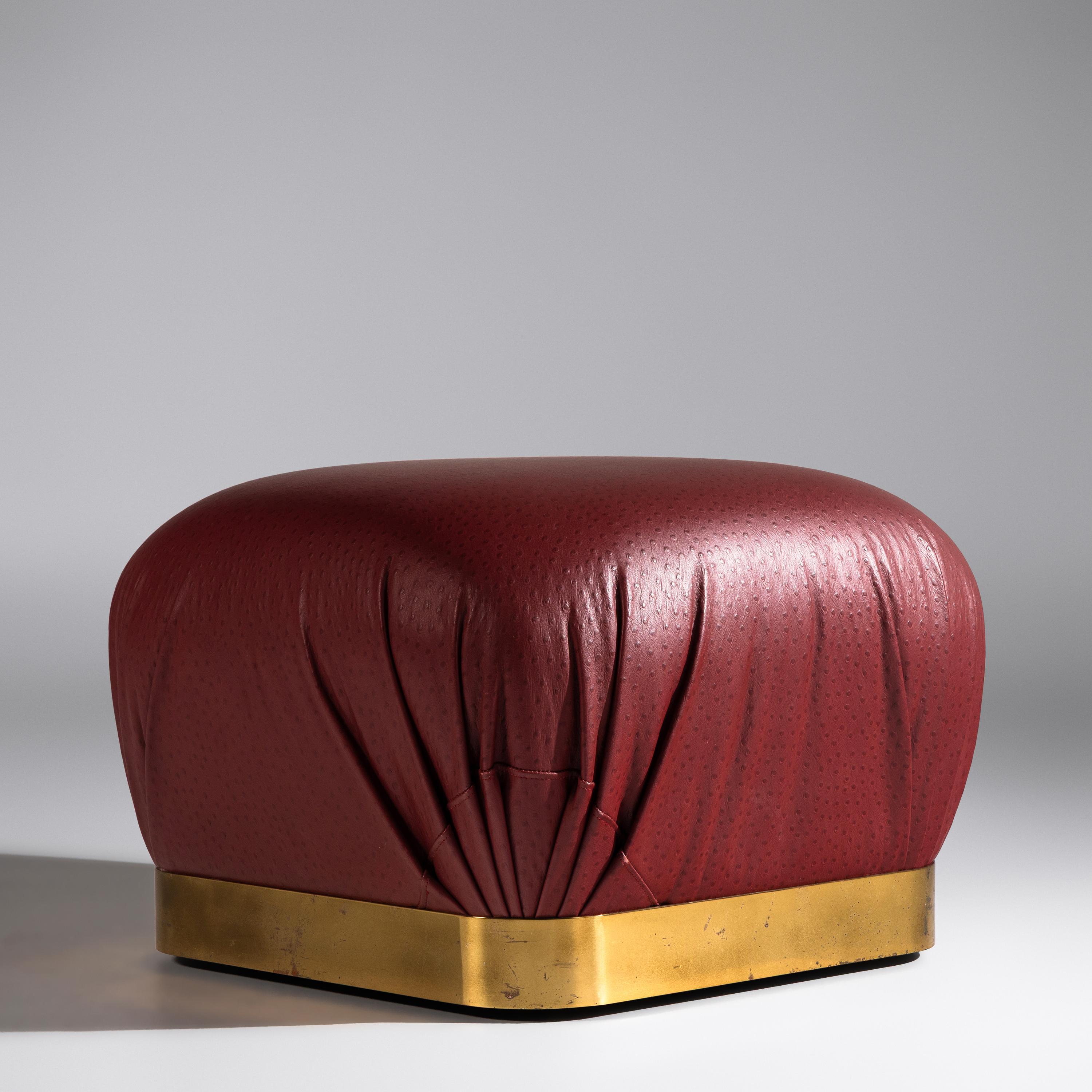 Karl Springer (German-American, 1931–1991) — Souffle Ottoman