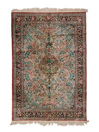A Qum Silk Rug