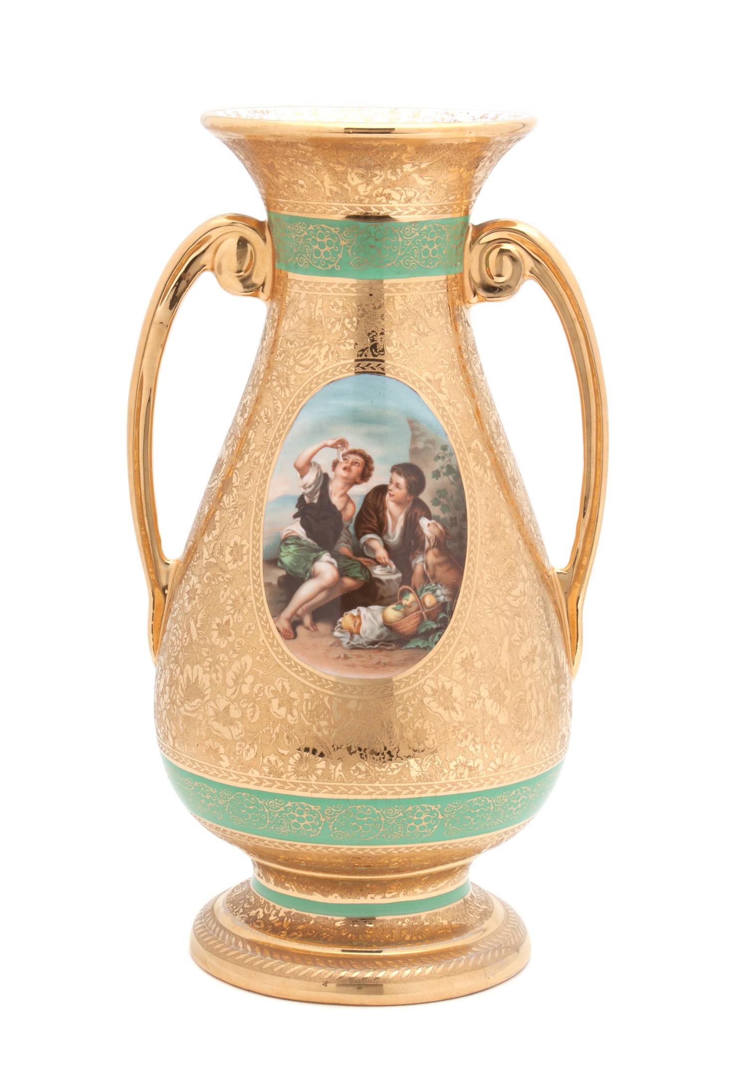 A Chinese Style Porcelain Vase, Lee Lieux Height 13 3/4 inches. — SECOND HALF 20TH CENTURY
