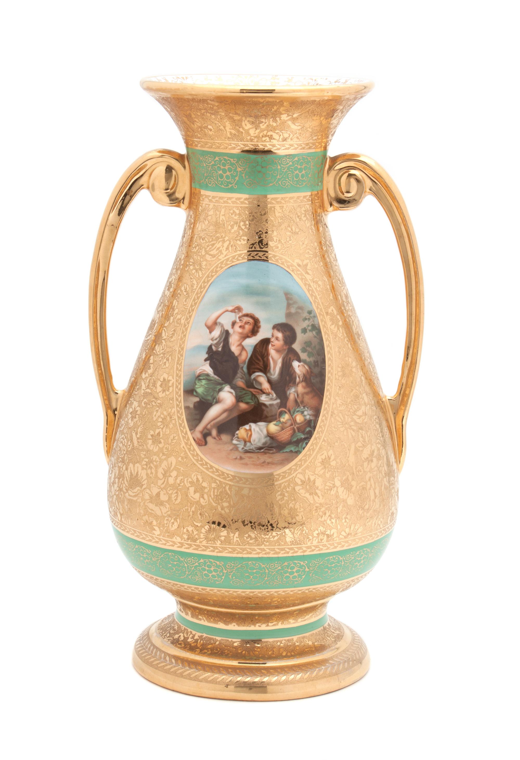 A Chinese Style Porcelain Vase, Lee Lieux Height 13 3/4 inches. — SECOND HALF 20TH CENTURY