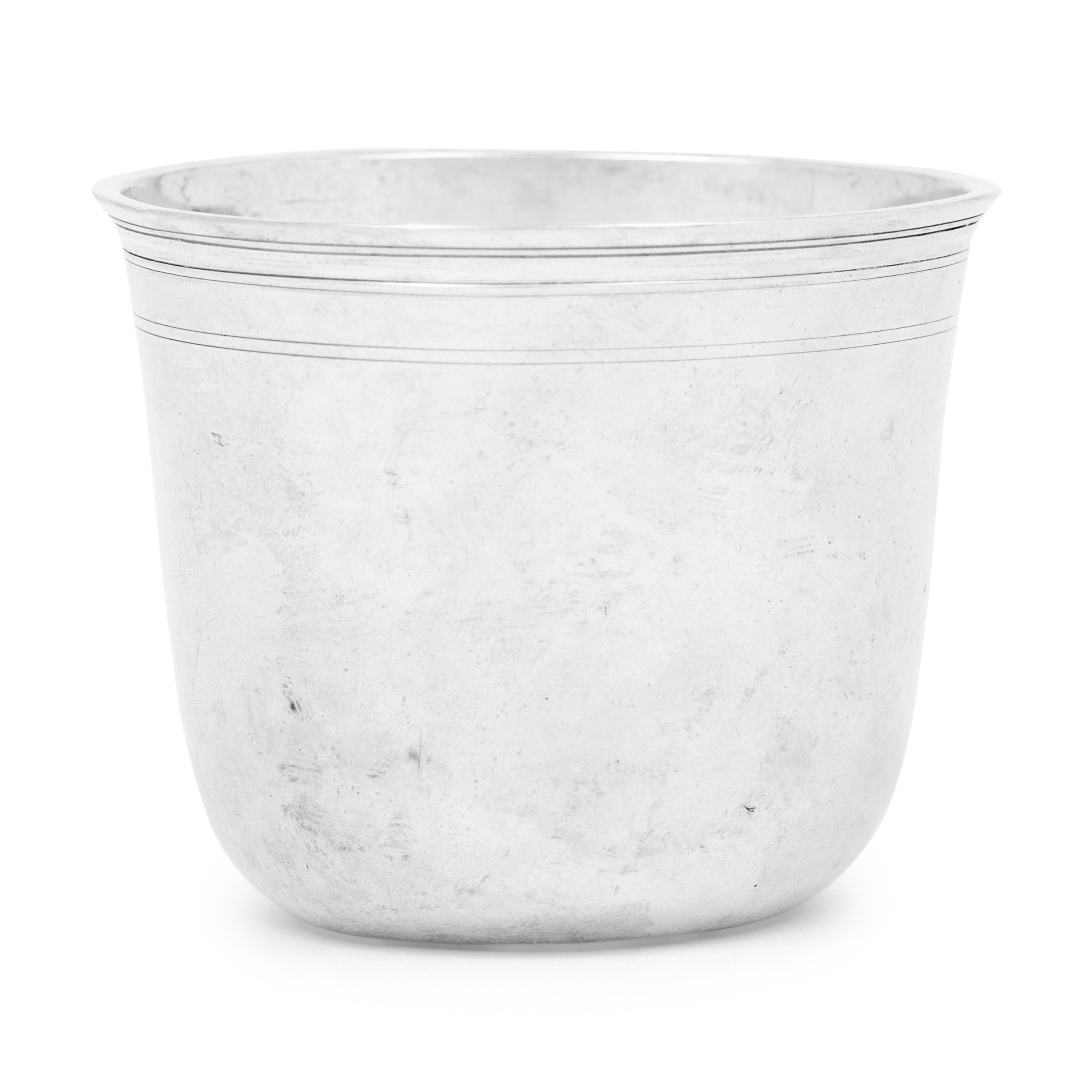 A Louis XV Silver Tumbler