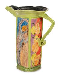 A Paul Jackson Studio Ceramic Floor Ewer or Umbrella Stand