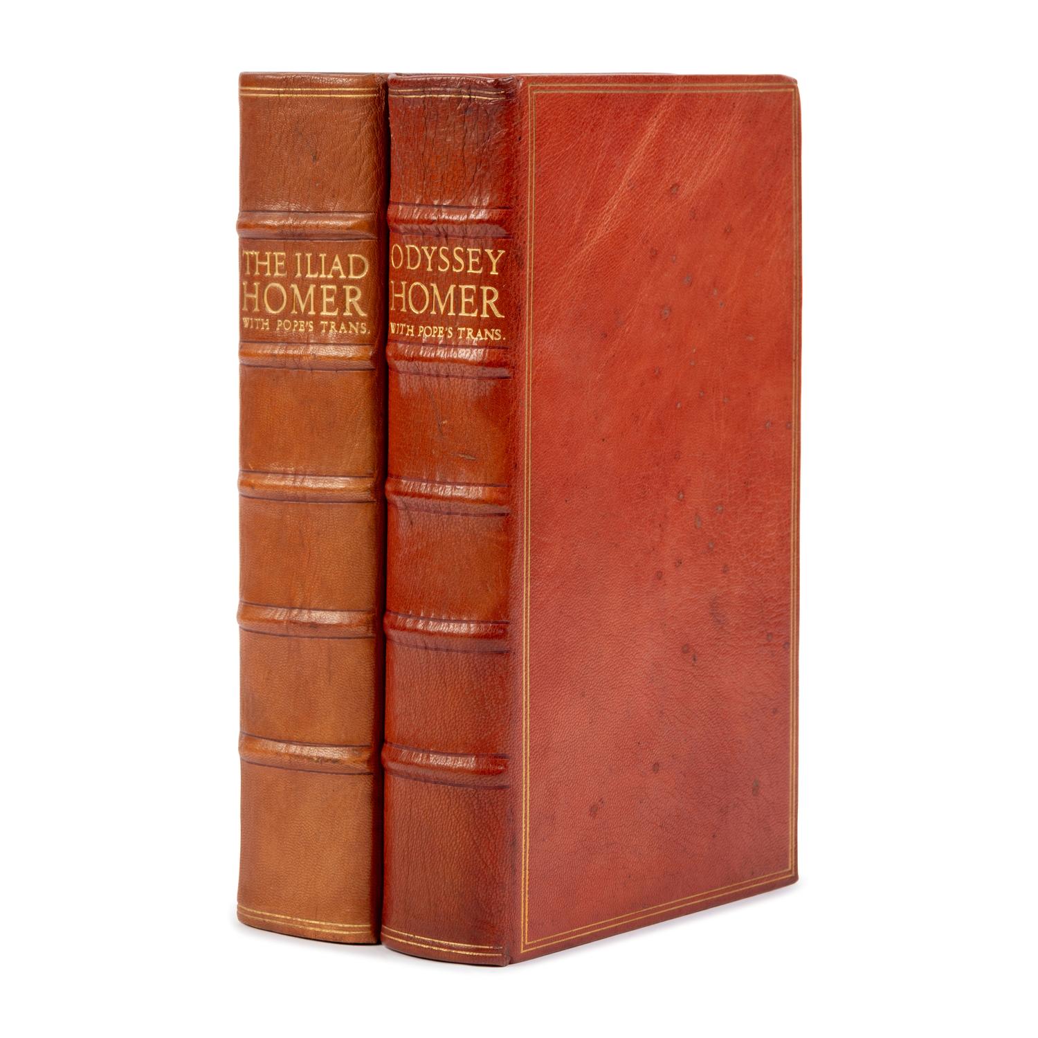 [Fine Press - Nonesuch Press]. Homer (ca 8th century BCE). The Iliad [and:] The Odyssey . Translated by Alexander Pope. Holland: Joh. Enschede en Zonen, Haarlem for The Nonesuch Press, 1931.